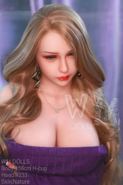 WM 156 H Cup TPE Long and Curvy Hair Chinese Sex Doll (1)