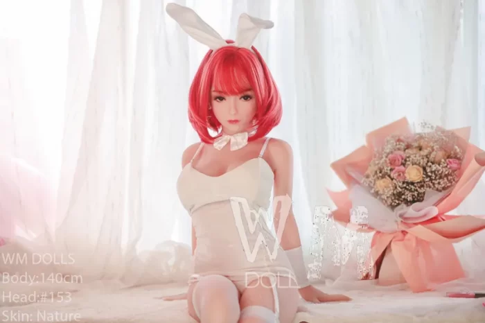 WM153 140CM A Cup Bunny Girl Sex Doll (17)