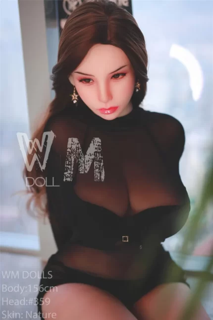 WM359 156CM H Cup Asian Face Sex Doll (2)