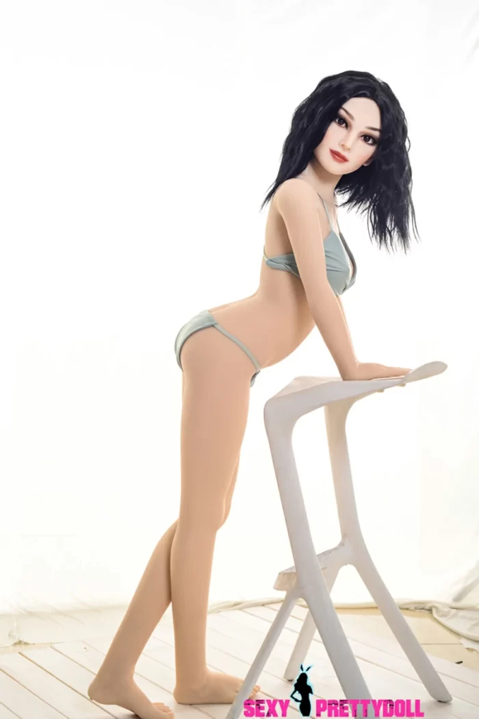 Irontech 155CM AA Cup TPE Girl Asian Sex Doll-Hellen (13)