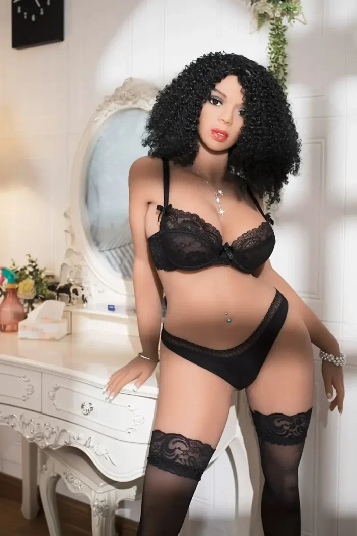 Af163 160cm E Cup Tpe African Sexy Full Size Sex Doll (4)
