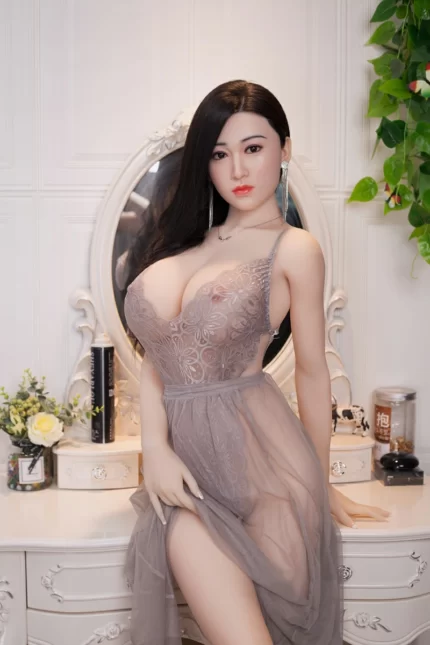 Af18 170cm F Cup Silicone Head Asian Young Female Realistic Sex Doll (1)