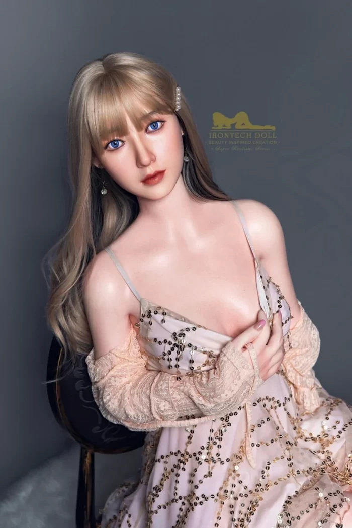 Irontech 152CM A Cup Asian Full Silicone Sex Doll-Candy (4)