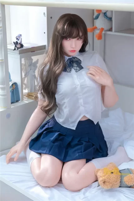 Irontech 168CM A Cup Teen Asian Cute Girl Silicone Real Doll-Suki (18)