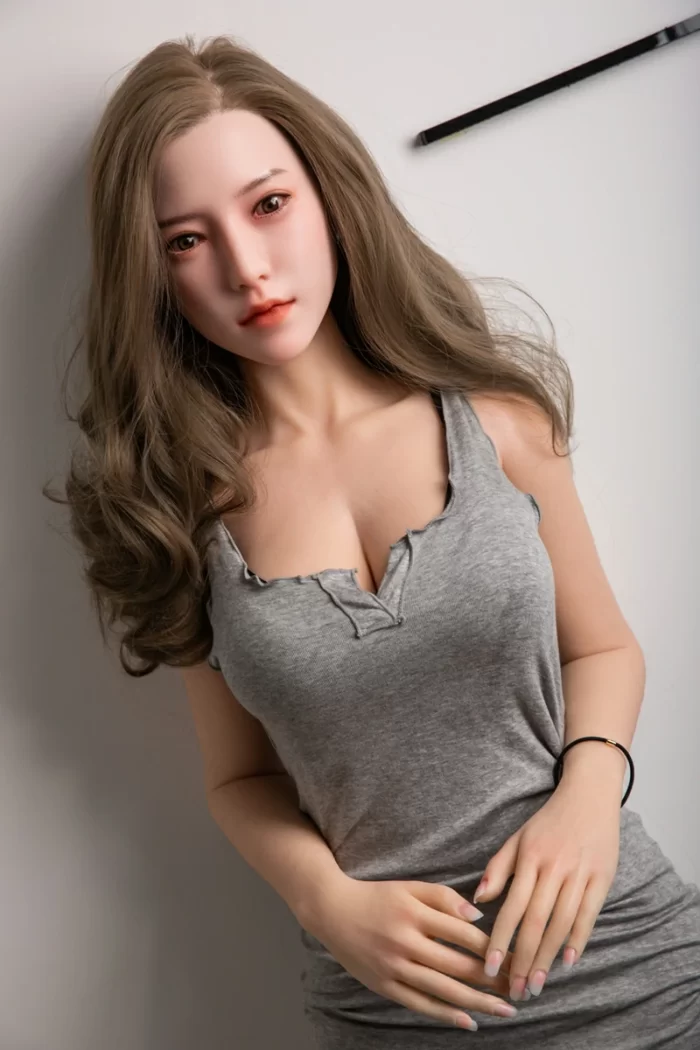 Qita 162cm F Cup Delicate Silicone Asian Realistic Sex Doll-rose (2)