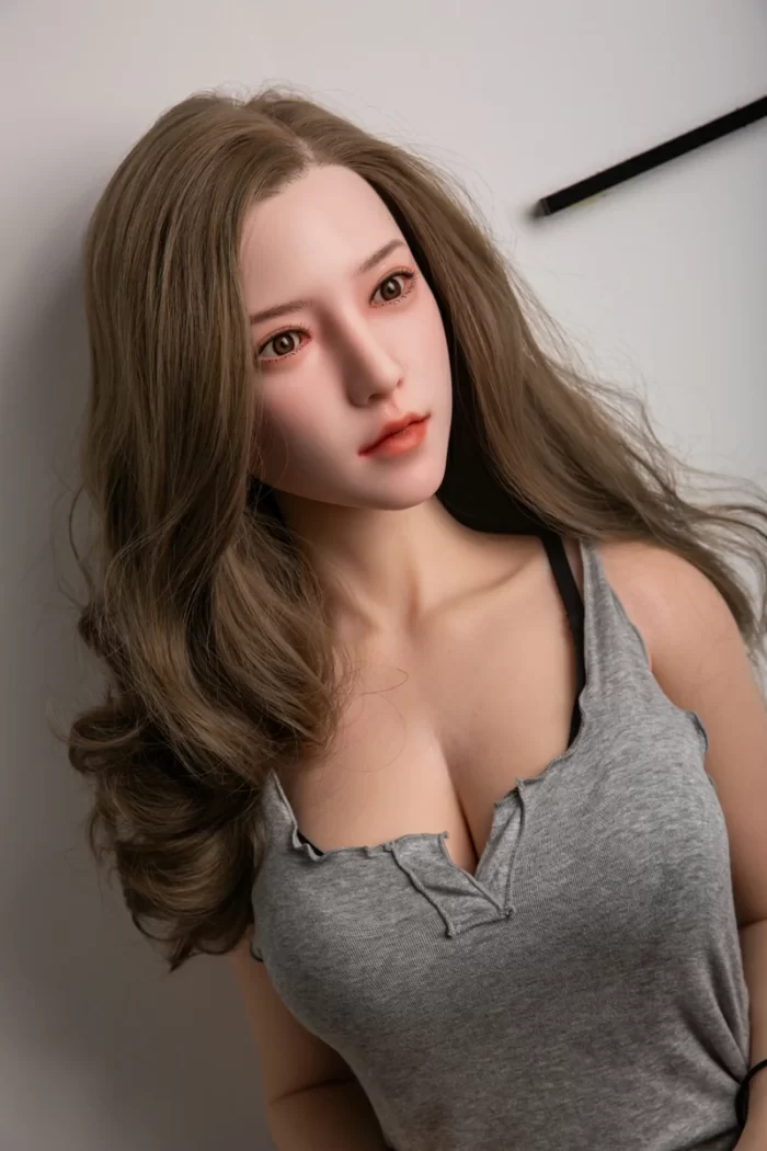 Qita 162cm F Cup Delicate Silicone Asian Realistic Sex Doll-rose (8)